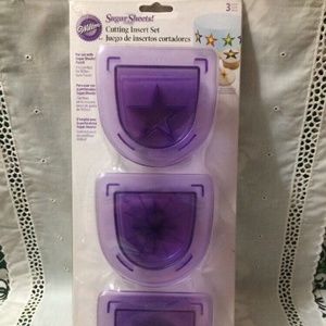 NEW Wilton Cutting Insert Set of 3 Layered Stars